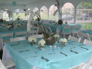 Table Setting Tent - Wedding Event Catering NJ