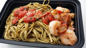 Shrimp Pesto Linguine